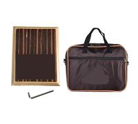 VAYEODEYU Cajon Box Drum Tambour plat de voyage compact avec clé réglable et sac de transport(Color 1-with bag)