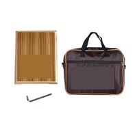 VAYEODEYU Cajon Box Drum Tambour plat de voyage compact avec clé réglable et sac de transport(Color 2-with bag)