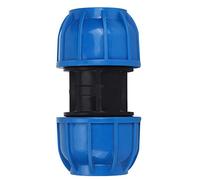 VAYEODEYU Connecteur de Tuyau d'arrosage， Raccord de Tuyau Droit en Plastique PE de 63 mm à 63 mm, raccords de tuyauterie d'eau de Bonne qualité, matériau PE