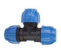 VAYEODEYU Connecteur de Tuyau d'arrosage， Raccords de tuyauterie en Plastique PE, connecteur en T de 32 mm, connecteur de tuyauterie d'eau Robuste