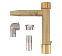 VAYEODEYU Connecteur de Tuyau d'arrosage， Vanne à connecteur Rapide en Laiton et Acier Inoxydable, Haute efficacité, for Irrigation de Jardin, Calibre G1