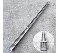 VAYEODEYU Drain de Fossé Métallique 1 mètre Argent Plusieurs Tailles(3 * 5Cm(1 1/8"*2"))
