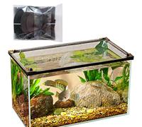 VAYEODEYU Filet de Protection pour Aquarium, Fish Tank Cover Mesh Aquarium Lid Fish Tank Anti-Jumping Net Magnetic Can be Cut to Size, Various Sizes are Available(Length:35cm,Width:35cm)