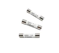 VAYEODEYU Fusibles céramiques, Fusibles céramiques RO58, lot de 10, 6 x 30 mm, fusion rapide, 500 V, 0,5 A à 30 A(1A)
