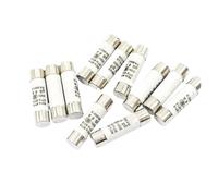 VAYEODEYU Fusibles céramiques, Lot de 10 fusibles céramiques 8,5 x 31,5 mm 380 V, ampères multiples(10A)