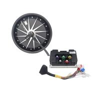 VAYEODEYU Kit vélo électrique, Moteur moyeu CC sans balais 3000 W avec contrôleur ND72450 12 x 2,5/3,5 Pouces 48 V/60 V/72 V 55-75 km/h Noir(12x3.5 72V 75kmh)