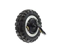 VAYEODEYU Kit vélo électrique, Moteur moyeu for Trottinette électrique 11 Pouces 48 V 1000 W, 1500 W 60 km/h, Double Arbre avec Pneu Noir(48V 1000W)
