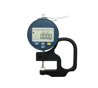 VAYEODEYU Mesureur d'épaisseur, Jauge d'épaisseur micrométrique 0-10 mm avec batterie rechargeable, testeur d'épaisseur de bande de film papier GS5318, plusieurs pointes(Single-point head)
