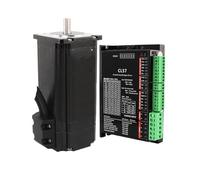 VAYEODEYU Moteur pas à pas, Kit de pilote de moteur pas à pas en boucle fermée Nema 23 4,0 A 3,3 Nm 2 phases 4 fils 57 x 57 x 100 mm Pilote de moteur pas à pas CL57 avec câble de 1 m