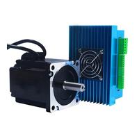 VAYEODEYU Moteur pas à pas, Kit de pilote de moteur pas à pas en boucle fermée Nema 34 86 avec encodeur 1000 lignes 4,5/8,5/12 Nm(4.5Nm Kit)