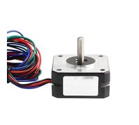 VAYEODEYU Moteur pas à pas, Moteur pas à pas Nema 17 42 x 42 x 20 mm, 1 A, 16 N.cm, 2 phases, 4 fils, câble de 1 mètre, 17HS08-1004S