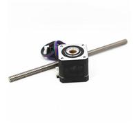 VAYEODEYU Moteur pas à pas, Moteur pas à pas Nema 17 avec moteur 8 x 8, pas de 2 mm, câble de 8 mm, longueur de 200 mm, tige filetée, 1,68 A, 400 mN.m, 42 x 40 mm