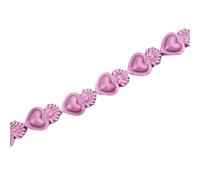 VAYEODEYU Perles en céramique Multicolores en Forme de cœur, Plusieurs Tailles, épaisseur 6.2mm, Trou 2.1mm, 10 pièces(Purple,10x16mm)