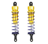 VAYEODEYU Pièces de Mise à Niveau d'amortisseur RC for ZD Racing et Autres camions RC 1/10, Or Rouge, 2 pièces(Gold)