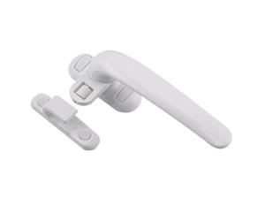 VAYEODEYU Poignée de ceinture universelle en alliage d'aluminium, serrure de porte antivol, boucle de fenêtre multicolore(White Right)