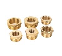 VAYEODEYU Raccord de tuyau d'arrosage en laiton, Raccord réducteur fileté F vers M en laiton, 1 pièce, for eau et gaz, plusieurs tailles(2001-04-01 00:00:00)