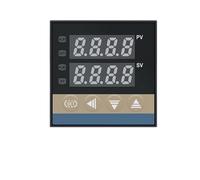 VAYEODEYU Régulateur de température, Régulateur de température PID numérique REX-C100 avec sortie SSR, plusieurs tailles(C100 Vda-s)