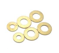 VAYEODEYU Rondelle plate en cuivre M3-M6 0,5-3 mm(M6 x 12mm,0.8mm)