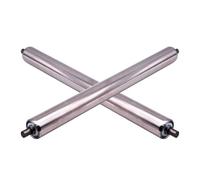 VAYEODEYU Rouleau de convoyeur, Rouleau de convoyeur en acier inoxydable, lot de 2, 25 x (100-1000) mm(2pcs,25 * 700mm)