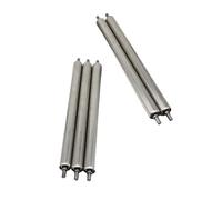 VAYEODEYU Rouleau de convoyeur, Rouleaux de convoyeur en acier galvanisé, non motorisés, argentés, plusieurs tailles disponibles, for chaîne de montage d'entrepôt(8x25x600x650mm)