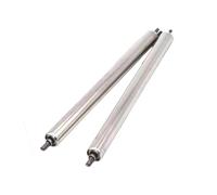 VAYEODEYU Rouleau de convoyeur, Rouleaux de convoyeur en acier inoxydable, lot de 2, tailles multiples, for entrepôts de transformation du bois(Dia 25mm(1"),L 700 mm(27.5"))