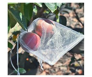 VAYEODEYU Sacs de protection des fruits, 20/50/100PCS Vegetable And Fruit Protection Bag, Pest Control Bird-proof Mesh Bag Strawberry Grape Orchard Bagging Mesh Cover(17x23cm(20PCS))