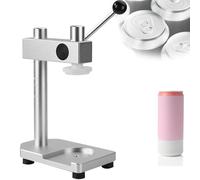 VAYEODEYU Scelleuse manuelle de canettes avec réglage de la hauteur for bouteilles et pots de 250 ml à 700 ml multicolore(Grey)