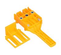 VAYEODEYU Tailles multiples de guide de forage tenue dans la main de gabarit de cheville jaune for le travail du bois