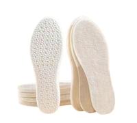 Vayliro Lot de 3 paires de semelles intérieures en laine d'agneau chaudes en coton - Semelles d'hiver pour homme et femme - Semelles thermiques douces et respirantes - Absorbent la transpiration