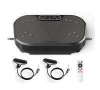 VAYOTOY Plateforme Vibrante,120 Niveaux d’Intensité Plaque Vibrante Puissante avec Haut-Parleur Bluetooth, Plaque Vibrante Fitness Machine pour la Maison,Capacité de 450 LB