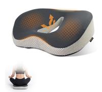 VAYRYS Coussin Ergonomique Coccyx Mémoire de Forme Coussin Assise Bureau Chaise, Confort Dos et Lombaires, Coussin Anti Douleur Assise, Voiture, Télétravail