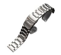 VAZZIC YingYou Bracelet De Montre En Acier Inoxydable Solide, 18/19/20/21/22/23/24/25mm, Boucle Pliante En Métal, Accessoires For Hommes Et Femmes(Silver,25mm)