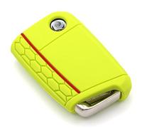 VB Coque de Protection en Silicone pour clé de Voiture à 3 Boutons Vert Citron