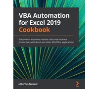 Vba Automation For Excel 2019 Cookbook