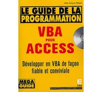 Vba Pour Access - Guide De La Programmation (1 Cd-Rom)