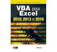 Groupe Eyrolles – VBA pour Excel 2010, 2013 et 2016 – Guide de formation avec cas pratiques