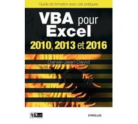 Vba Pour Excel 2010, 2013 Et 2016 - Guide De Formation Avec Cas Pratiques