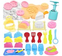 VBACALA Jouets de Sable Magique,Set de Sable Magique pour Enfants Avec Bac à Sable,Sable Magique,Moule à Gâteau de Lune,Moule à Gâteau de Sable,Jouets de Sable Sensoriels,Cadeaux pour Enfants