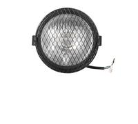 Vbbrswaad Phare LED pour moto Pour CG125 GN125 Phare Avant Rond Modifié Pour Moto Lentille Rétro(Argent)