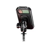 Vbbrswaad Support Téléphone Vélo Support De Téléphone Fourche Moto Coque Antivol avec Base Sphérique 1" pour Téléphone 4,7" À 6,8" Porte Téléphone Vélo(L for 5.5-6.8 inch)