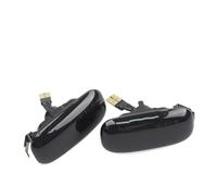 Vbbrswaadtp Rétroviseur Clignotant Pour A3 S3 8P A4 RS4 S4 B6 B7 A6 S6 RS6 Clignotant Dynamique LED Feu De Position Latéral Fender Lampe Indicateur Séquentielle(Dynamic Smoked)