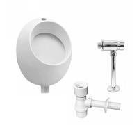 VBChome A50132 Kit d'urinoir en céramique haut de gamme Blanc