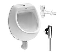 VBChome A50132 Kit d'urinoir en céramique haut de gamme Blanc