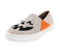 VBEDKDEB Baskets pour femme - Chaussures de course à enfiler - Pour femme - Europe - États-Unis - Halloween - Blocage des couleurs - Impression décontractée - Bouche basse - Chaussures de loisirs