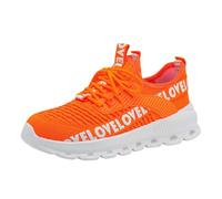 VBEDKDEB Baskets pour femme, chaussures de course, chaussures de sport, chaussures de randonnée, chaussures de course légères pour filles, Orange, 39 EU