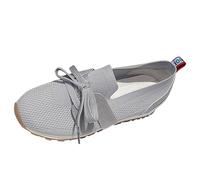 VBEDKDEB Baskets pour femme, chaussures de course, chaussures de sport pour femme, pour la course sportive, chaussures à enfiler en maille, chaussures de travail, chaussures rouges légères pour femme
