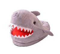 VBEDKDEB Pantoufles d'hiver chaudes pour femme - Tendance en hiver - Caricature animale triangulaire dragon - Confortables - En coton - Antidérapantes et chaudes, M, Taille unique