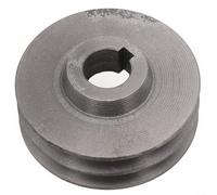 VBelt Poulie en fonte à double rainure de type A compatible avec courroies de distribution et courroies trapézoïdales pour outils électriques et moteurs
