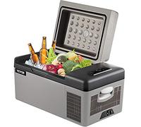 VBENLEM Mini Réfrigérateur de Voiture Mini Frigo Portable Électrique 45W avec Panneau Numérique -20 à 20℃ pour Garder la Fraicheur des Boissons et Bieres 0.2 kw.h/24 h Camping 56x29x30CM (20L)