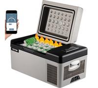 VBENLEM Mini Réfrigérateur de Voiture Mini Frigo Portable Électrique 45W avec Panneau Numérique -20 à 20℃ pour Garder la Fraicheur des Boissons et Bieres 0.2 kw.h/24 h Camping 56x29x30CM (20L)